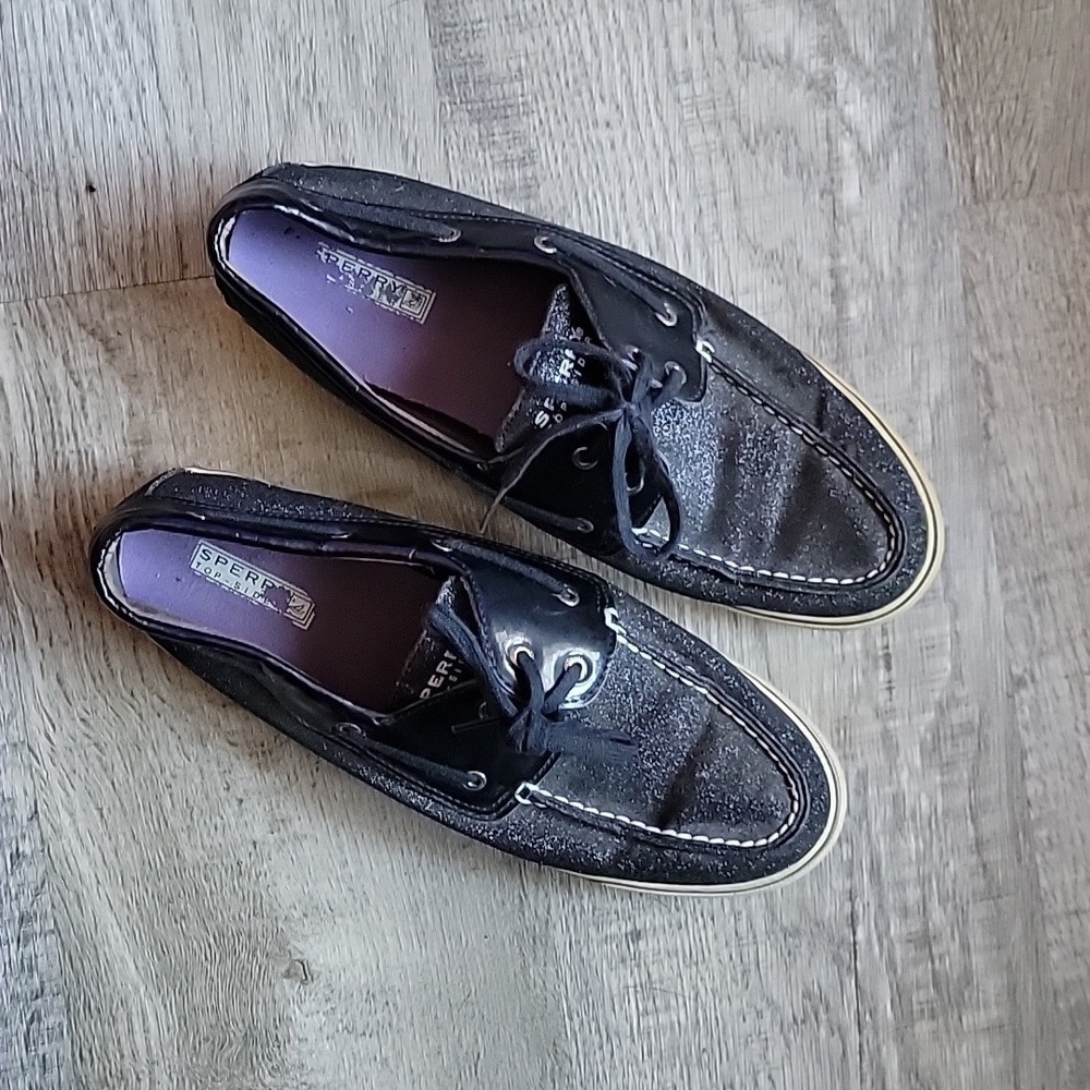 Woman size 12 Black Sparkley Sherry's
